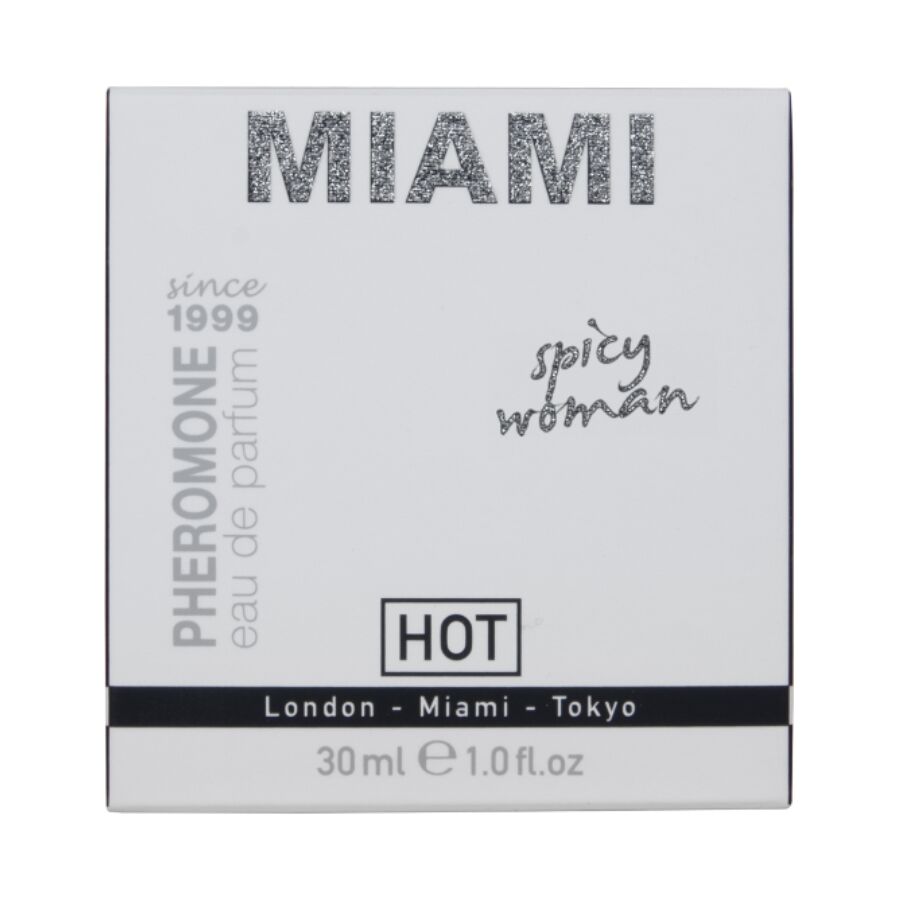 HOT - PERFUME CON FEROMONAS MIAMI SPICY MUJER 30 ML - Noctiva