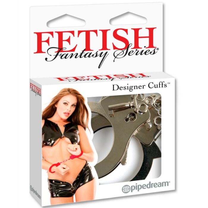 FETISH FANTASY SERIES - SERIES DESIGNER METAL HANDCUFFS - Noctiva
