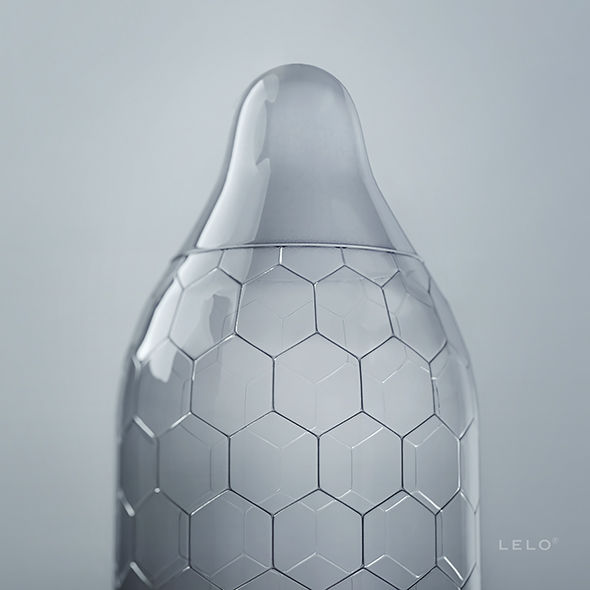 LELO - HEX PRESERVATIVO CAJA 3 UDS - Noctiva