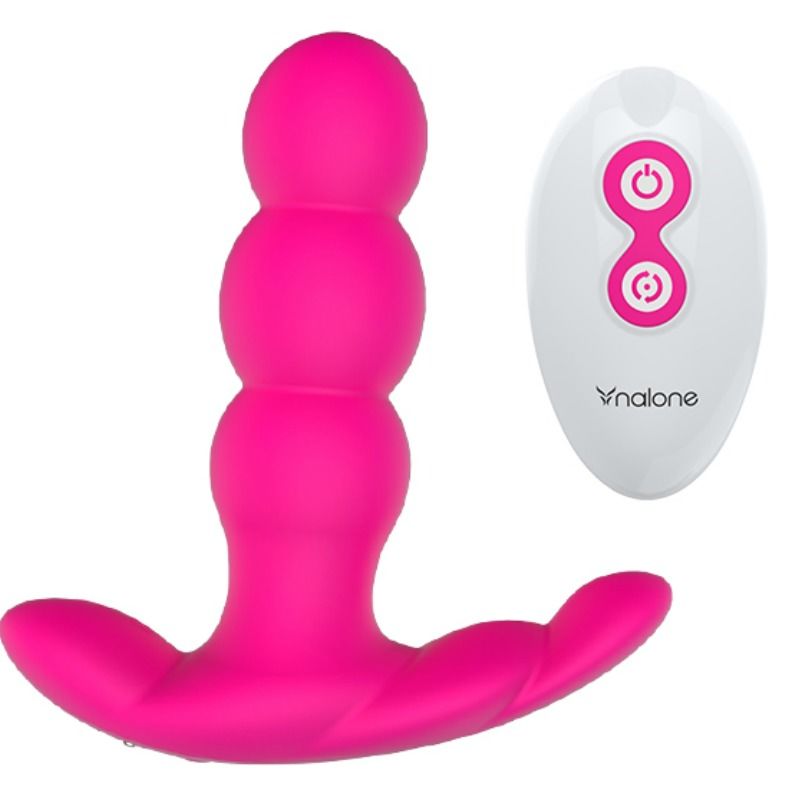 NALONE - PEARL VIBRADOR ANAL CONTROL REMOTO NEGRO - Noctiva