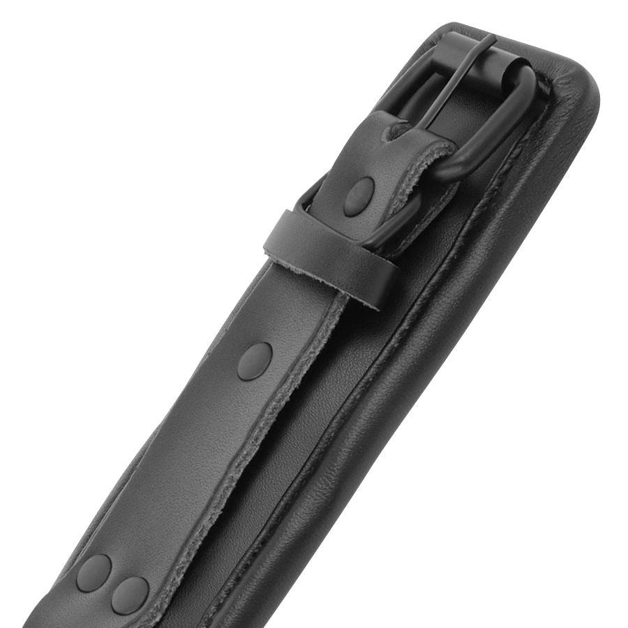 DARKNESS - ESPOSAS AJUSTABLES MANOS LEATHER NEGRO - Noctiva