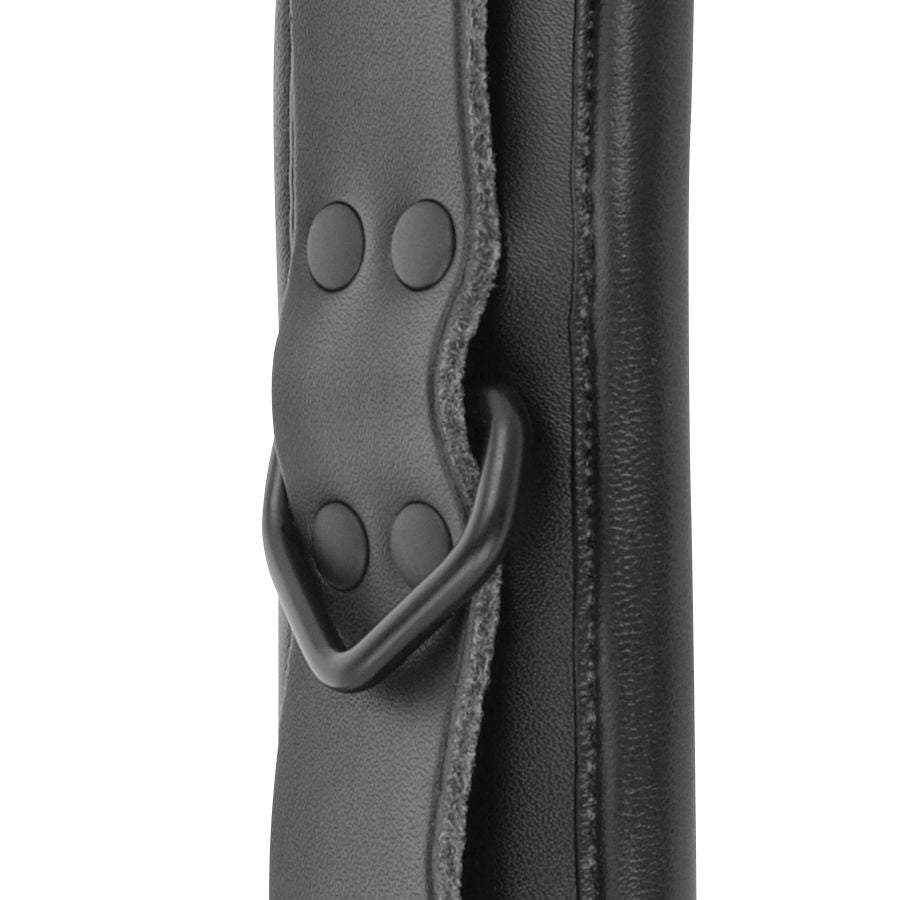 DARKNESS - ESPOSAS AJUSTABLES MANOS LEATHER NEGRO - Noctiva