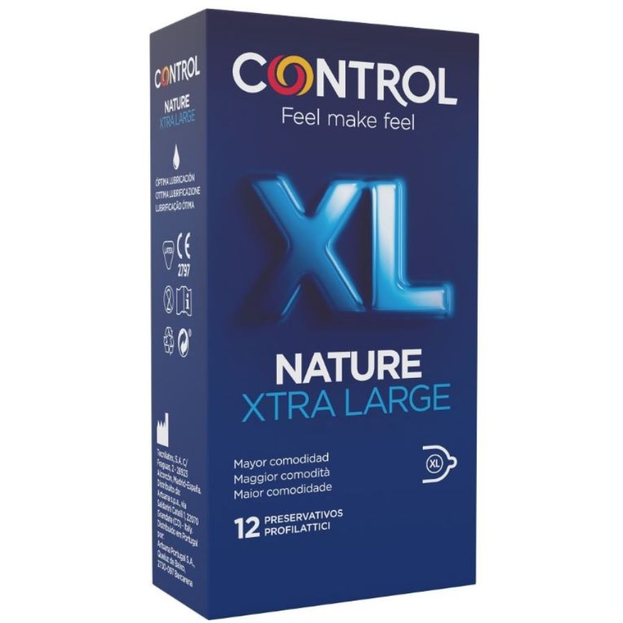 CONTROL - ADAPTA NATURE XL PRESERVATIVOS 12 UNIDADES - Noctiva