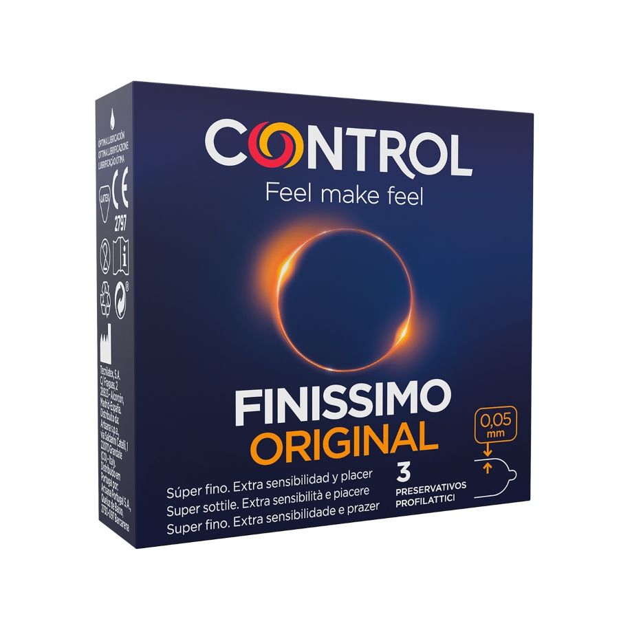 CONTROL - FINISSIMO PRESERVATIVOS 3 UNIDADES - Noctiva