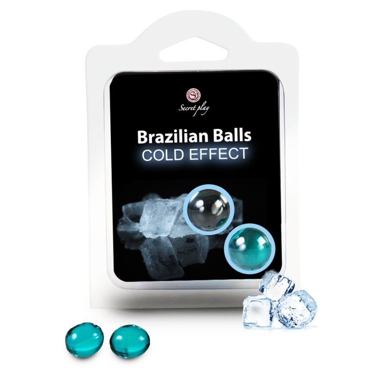 SECRETPLAY - BRAZILIAN BALLS EFECTO FRIO 2 UNIDADES - Noctiva