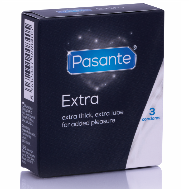 PASANTE - EXTRA PRESERVATIVO EXTRA GRUESOS 3 UNIDADES - Noctiva