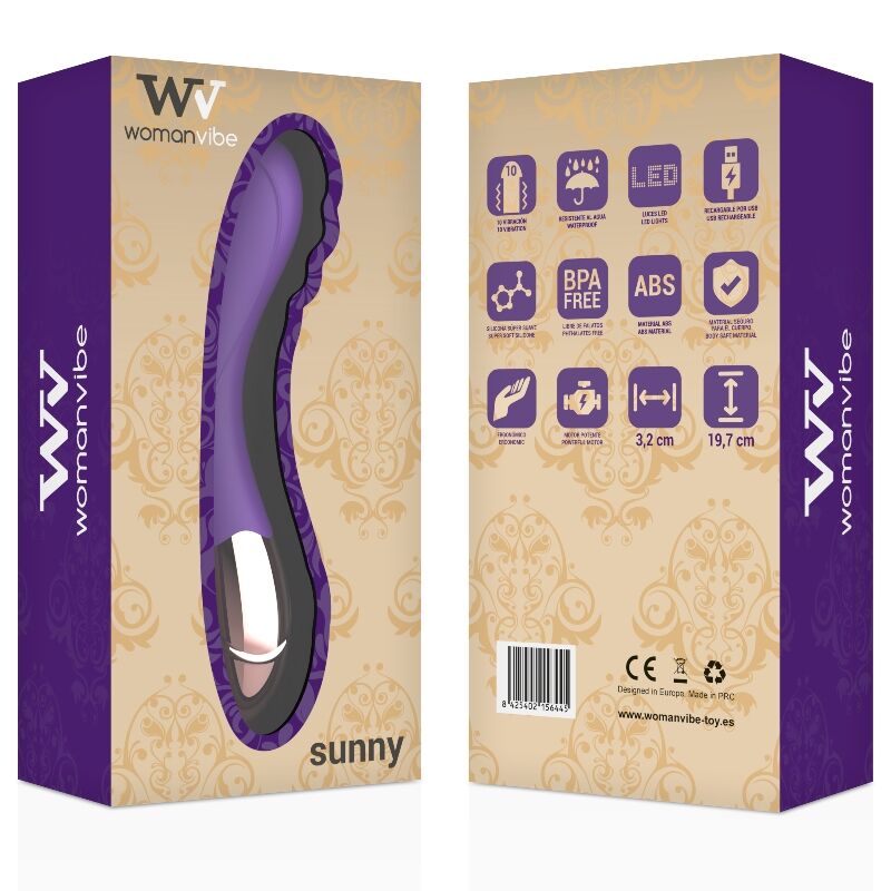 WOMANVIBE - SUNNY VIBRADOR RECARGABLE SILICONA - Noctiva
