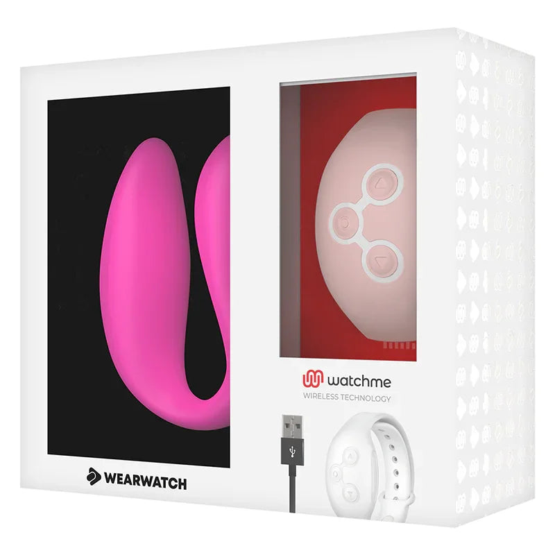 WEARWATCH - VIBRADOR DUAL TECHNOLOGY WATCHME FUCSIA / ROSA - Noctiva