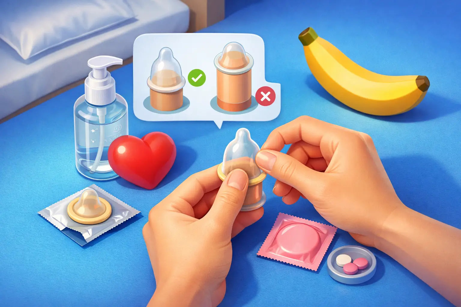 Cómo colocar preservativo correctamente y sin errores