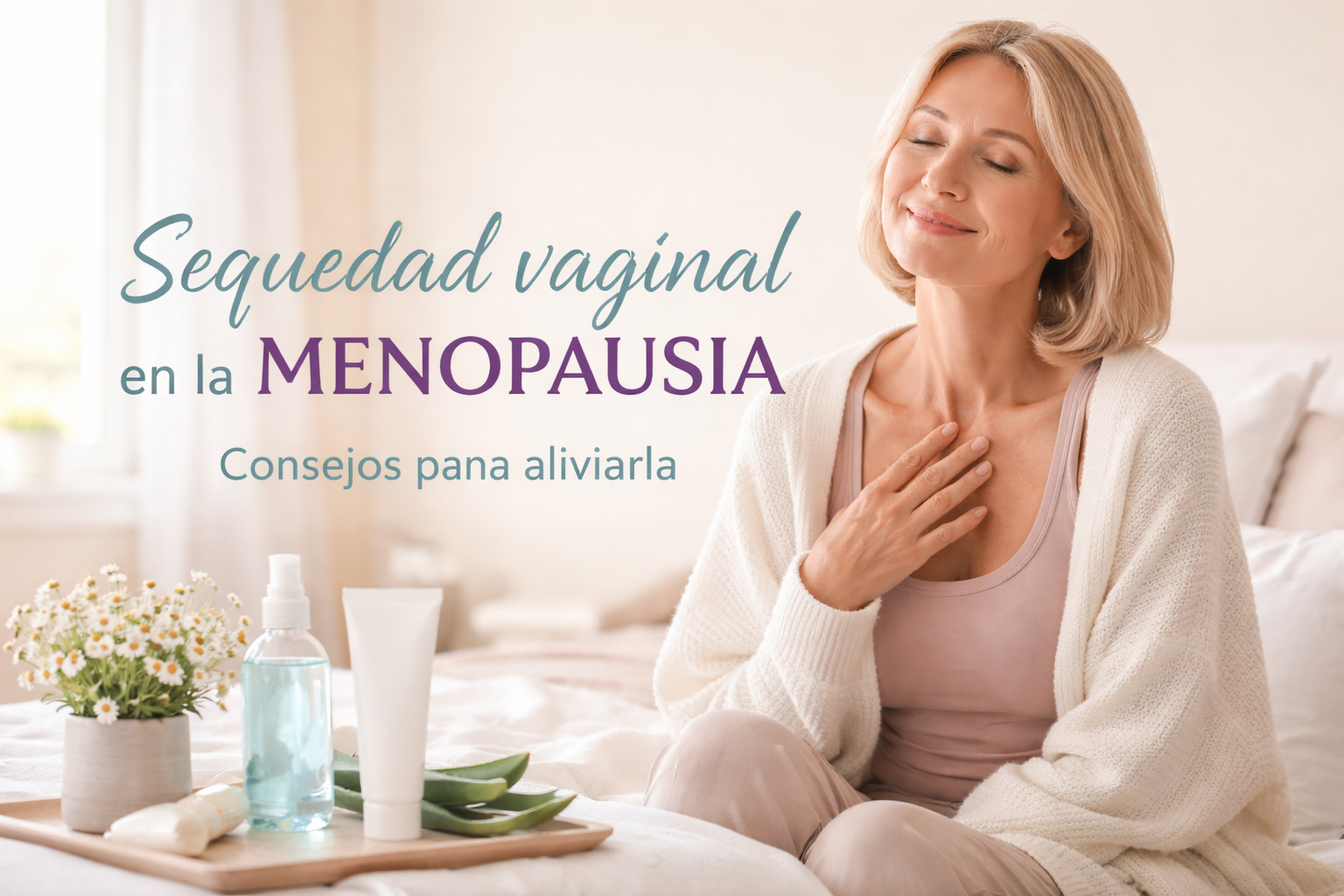 Sequedad vaginal en la menopausia: cómo aliviarla - Noctiva