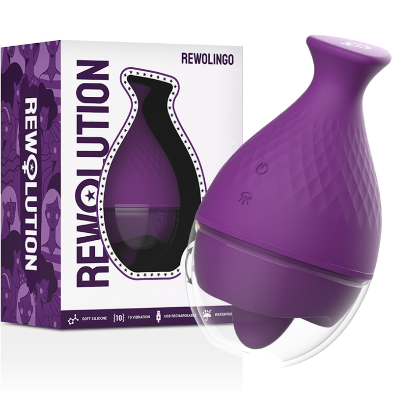 REWOLUTION - REWOLINGO VIBRADOR CON LENGUA - Noctiva
