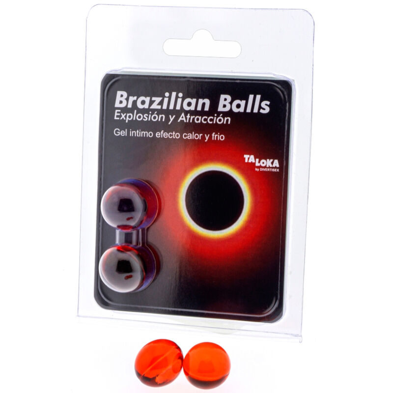 TALOKA - BRAZILIAN BALLS GEL EXCITANTE EFECTO CALOR Y FRÍO 2 BOLAS - Noctiva
