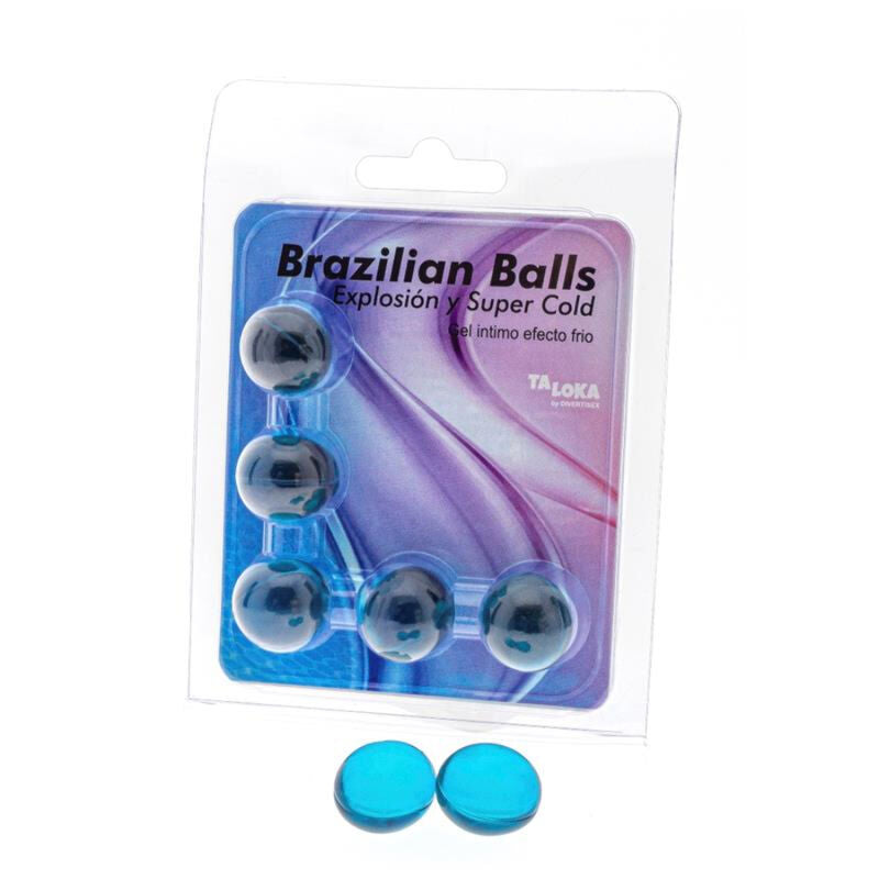 TALOKA - BRAZILIAN BALLS GEL EXCITANTE EFECTO FRÍO 5 BOLAS - Noctiva