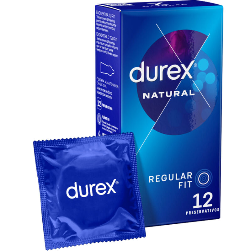 DUREX - NATURAL PLUS 12 UNIDADES - Noctiva