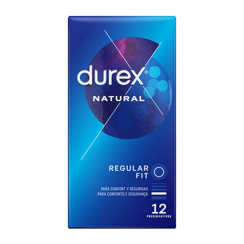 DUREX - NATURAL PLUS 12 UNIDADES - Noctiva