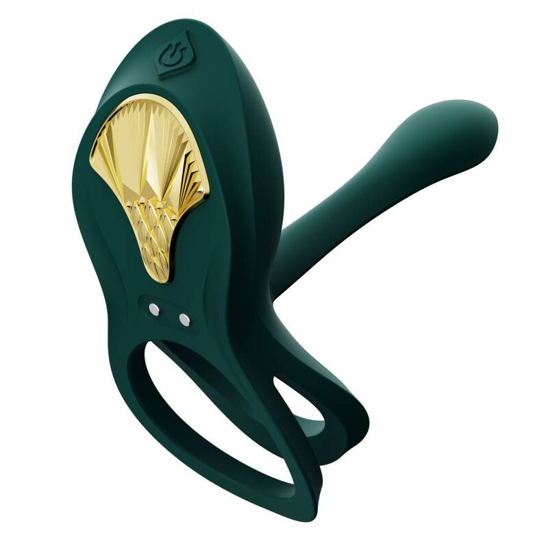 ZALO - BAYEK ANILLO VIBRADOR CONTROL REMOTO PAREJAS VERDE - Noctiva