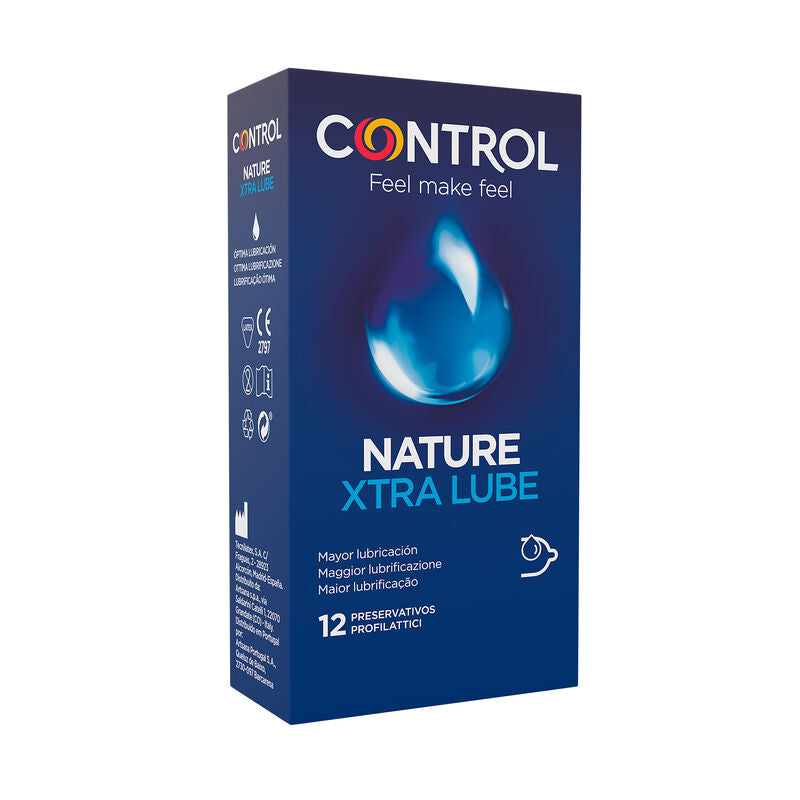 CONTROL - EXTRA LUBE PRESERVATIVOS 12 UNIDADES - Noctiva