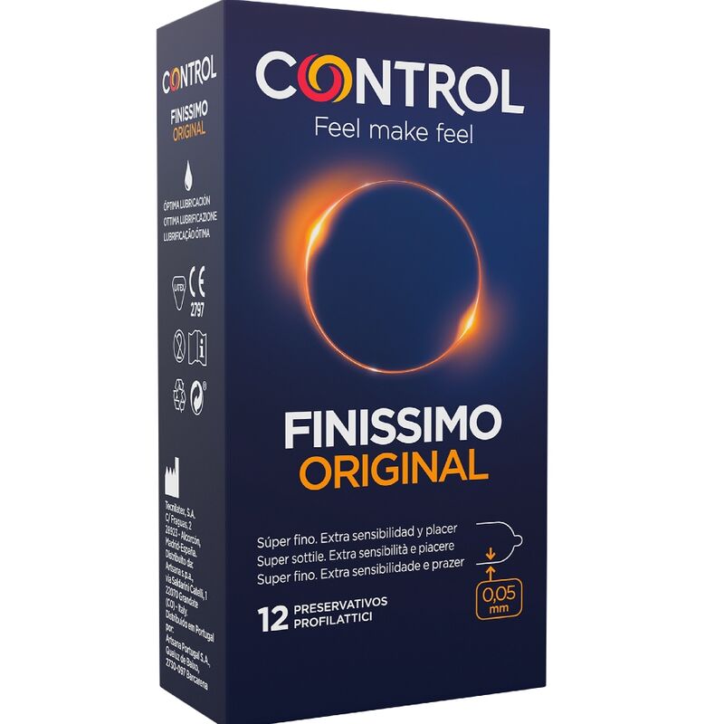 CONTROL - FINISSIMO PRESERVATIVOS 12 UNIDADES - Noctiva