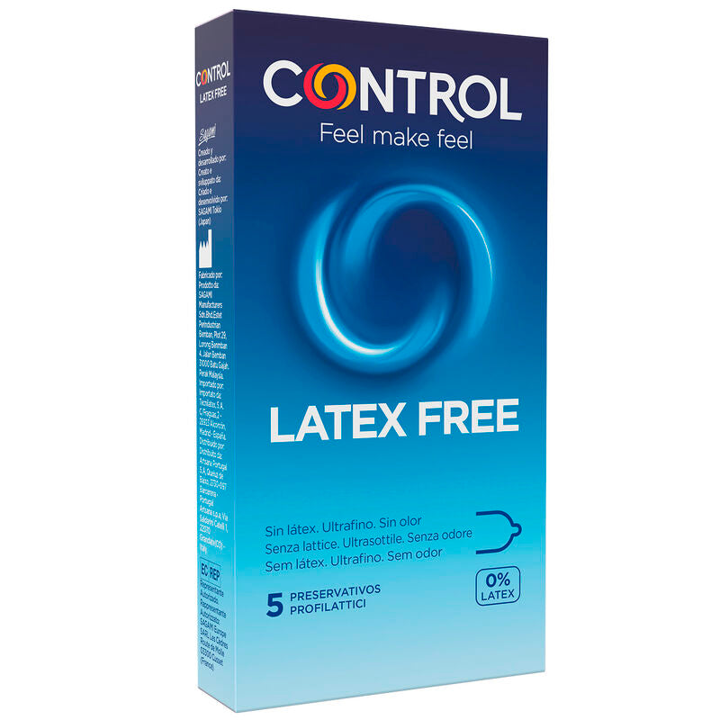 CONTROL - FREE SIN LATEX PRESERVATIVOS 5 UNIDADES - Noctiva