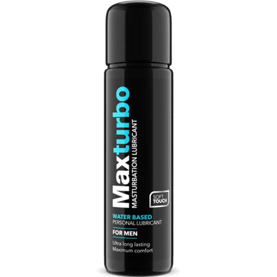 Lubricante íntimo en spray MaxTurbo, botella negra, base acuosa, 100 ml