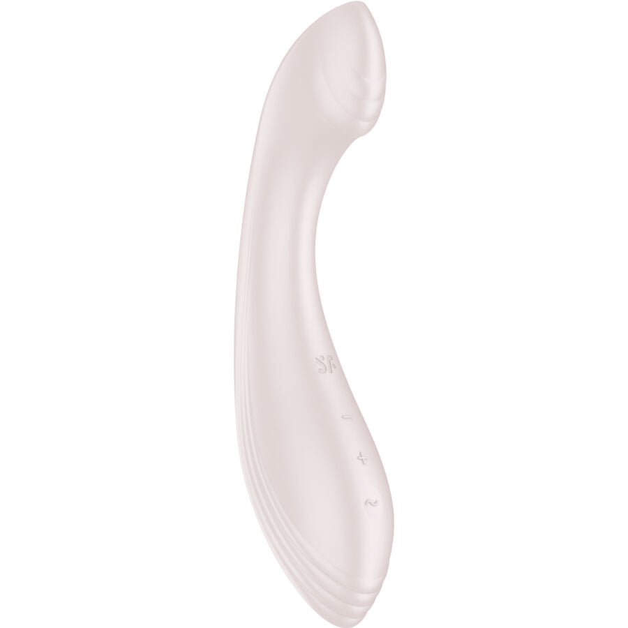 SATISFYER - G-FORCE ESTIMULADOR VIBRADOR PUNTO G BEIGE - Noctiva