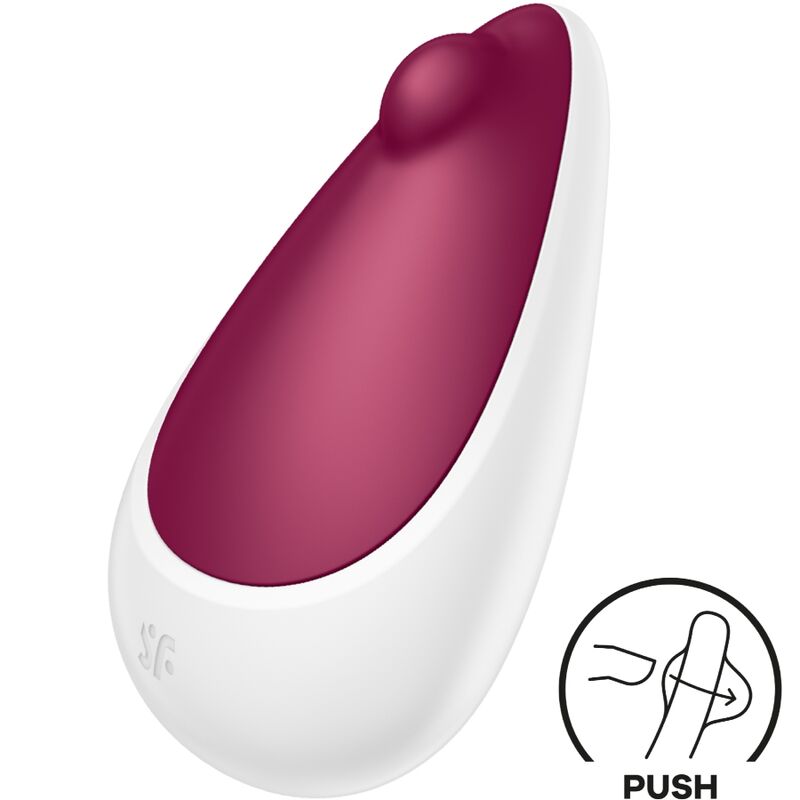 SATISFYER - SPOT ON 3 ESTIMULADOR DE CLÍTORIS ROJO - Noctiva