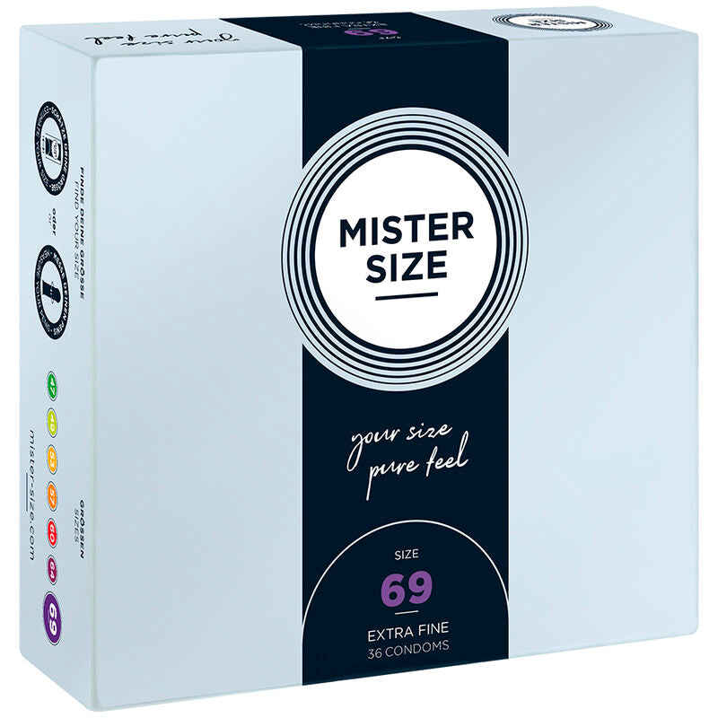 MISTER SIZE - PRESERVATIVOS TALLA XXXL 69 MM (36 UNIDADES) - Noctiva