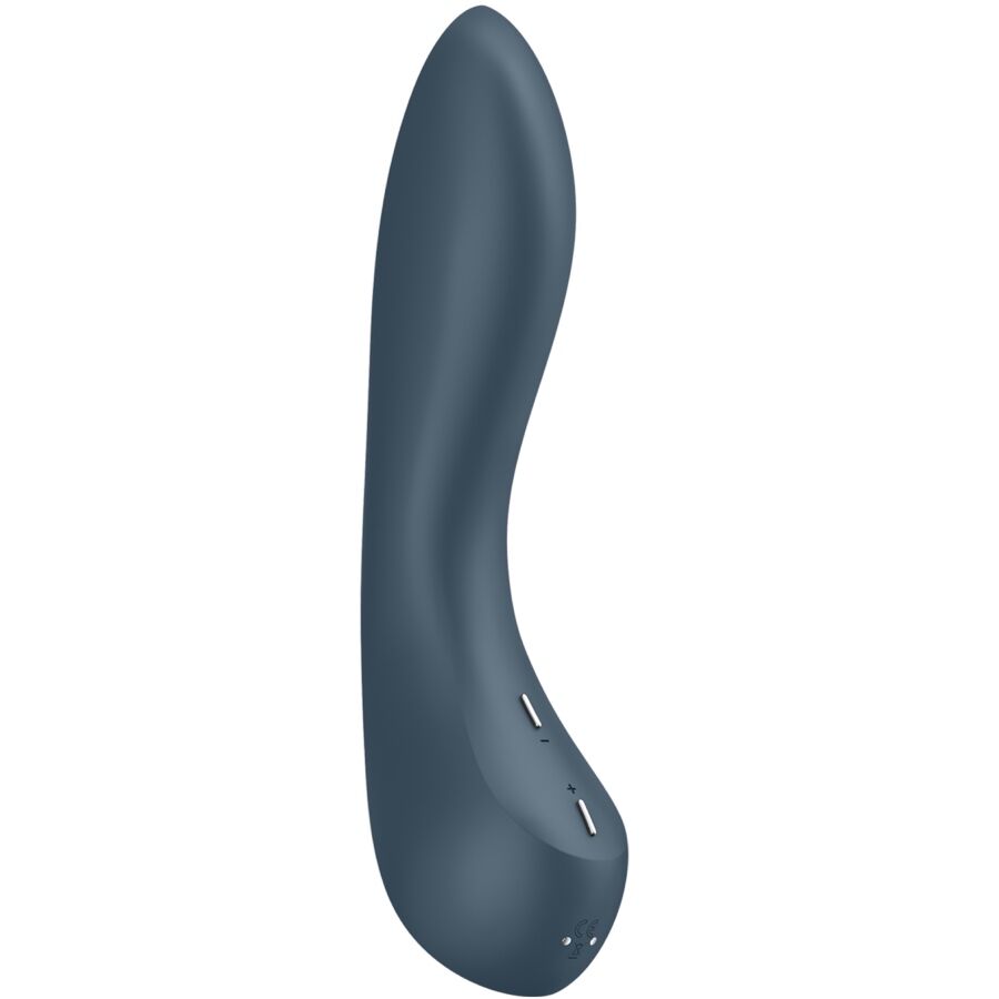 SATISFYER - G-SPOT WAVE 4 VIBRADOR 12 PROGRAMAS DE VIBRACIÓN GRIS OSCURO - Noctiva