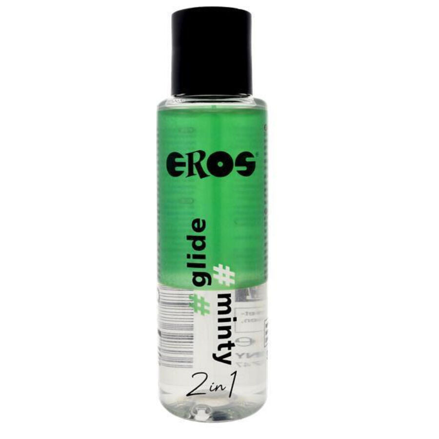 EROS - LUBRICANTE "2 EN 1" GLIDE MINTY BASE DE SILICONA 100 ML - Noctiva