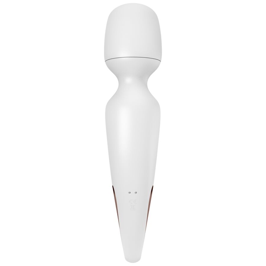 SATISFYER - WAND ERLAND MASAJEADOR VIBRADOR BLANCO - Noctiva