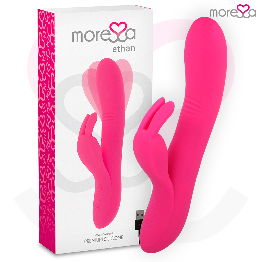MORESSA - ETHAN EFECTO WAVE MAS POTENTE VIBRACIÓN PREMIUM SILICONE RECARGABLE - Noctiva
