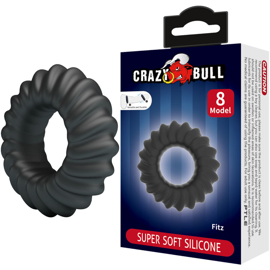 CRAZY BULL - FITZ ANILLO SILICONA MODELO 8 - Noctiva