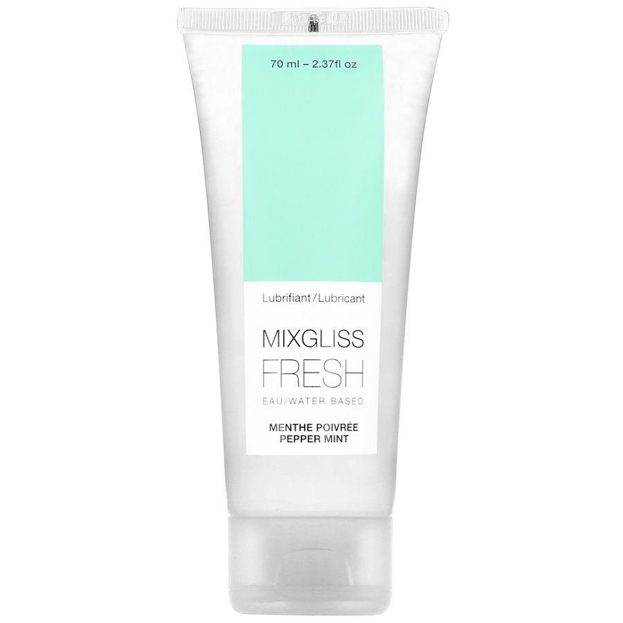 MIXGLISS - LUBRICANTE BASE AGUA EFECTO FRIO SABOR A MENTA 70 ML - Noctiva