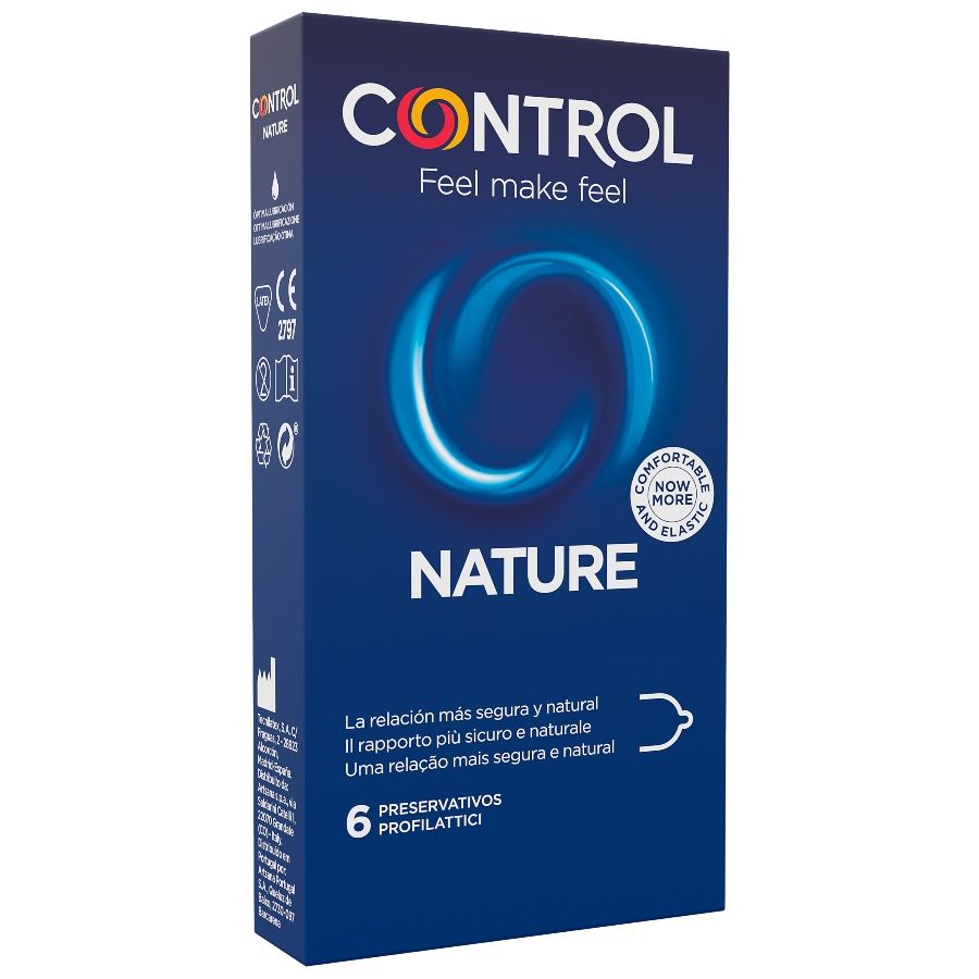 CONTROL - ADAPTA NATURE PRESERVATIVOS 6 UNIDADES - Noctiva
