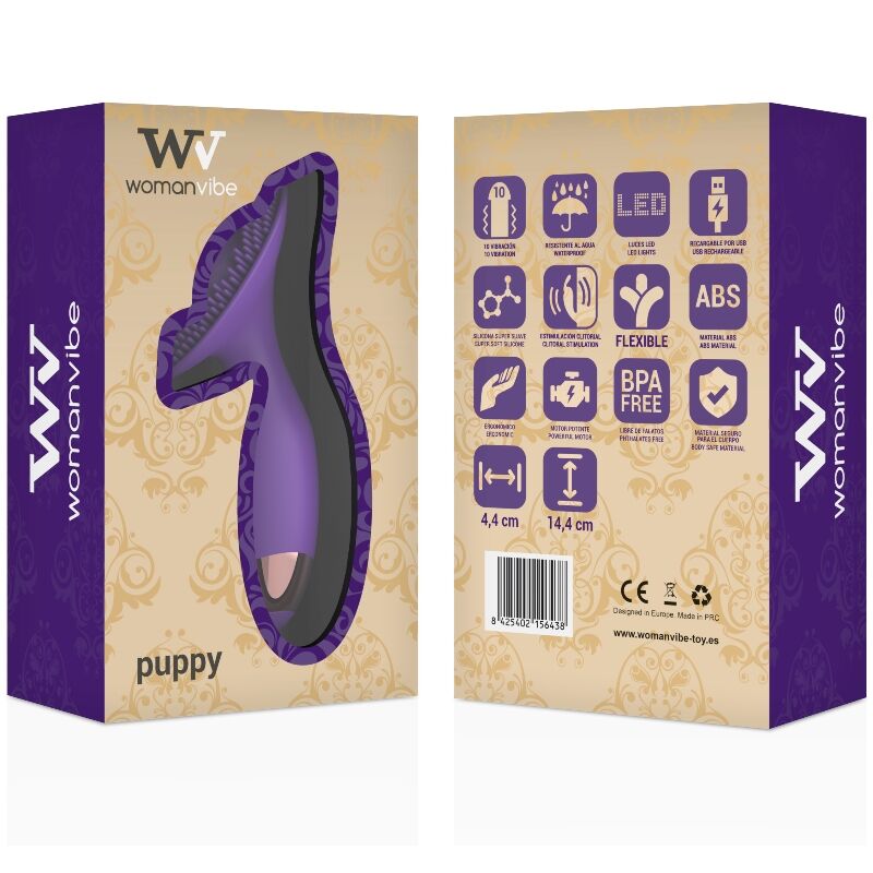 WOMANVIBE - PUPPY ESTIMULADOR RECARGABLE SILICONA - Noctiva